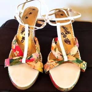 Naughty Monkey- Ankle wrap strappy heels